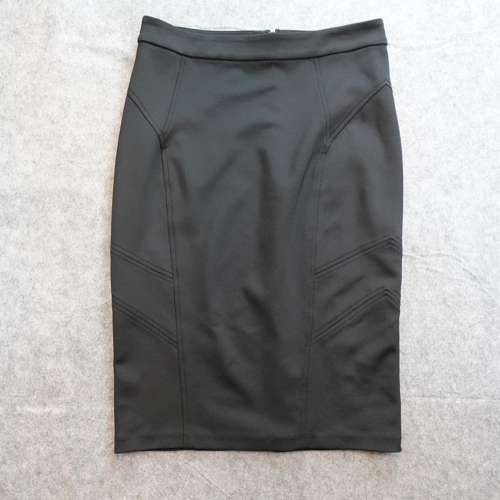 Robert Rodriguez Skirt Womens 6 Black Pencil Midi Office Career
